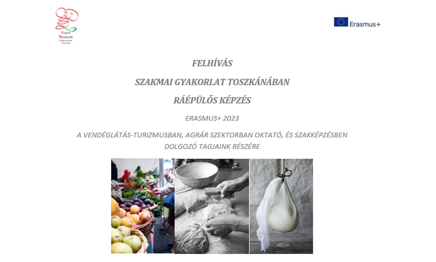 Szakmai gyakorlat Toszkánában - Ráépülős képzés